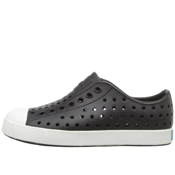 NATIVE SHOES, JEFFERSON CHILD, KIDS LIGHTWEIGHT SNEAKER, JIFFY BLACK/SHELL - Picture 5 of 6